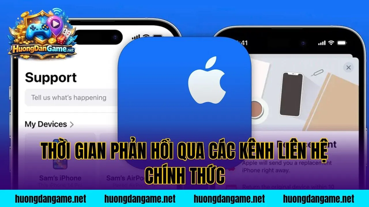 Thời gian phản hồi qua các kênh liên hệ chính thức