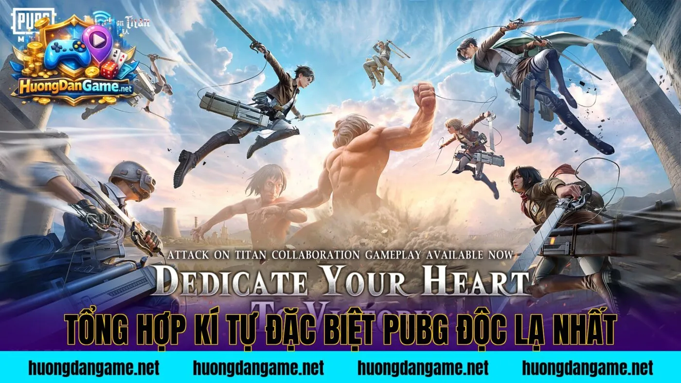 Tổng hợp kí tự đặc biệt PUBG độc lạ nhất