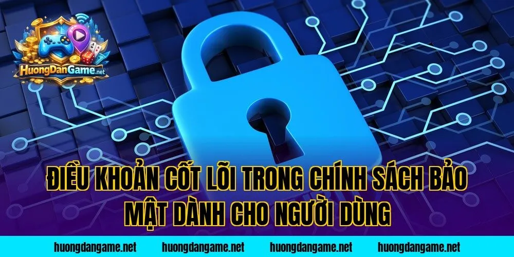 Điều khoản cốt lõi trong chính sách bảo mật dành cho người dùng