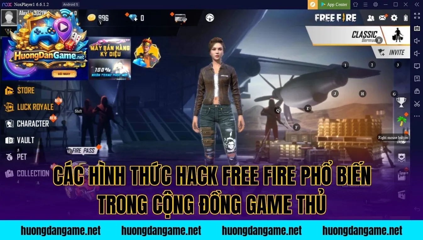 Các hình thức hack Free Fire phổ biến trong cộng đồng game thủ