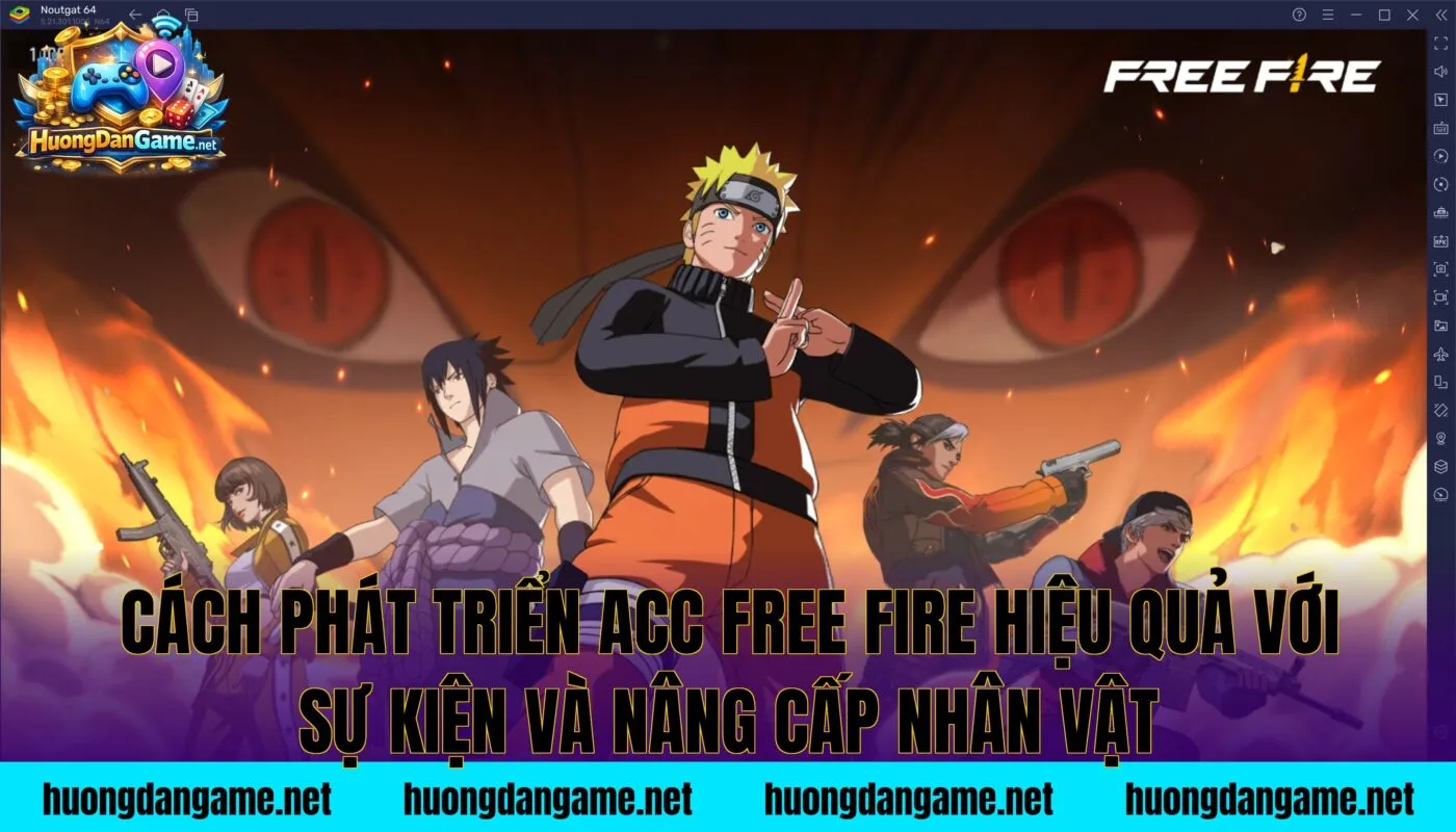 Cách phát triển acc Free Fire hiệu quả với sự kiện và nâng cấp nhân vật