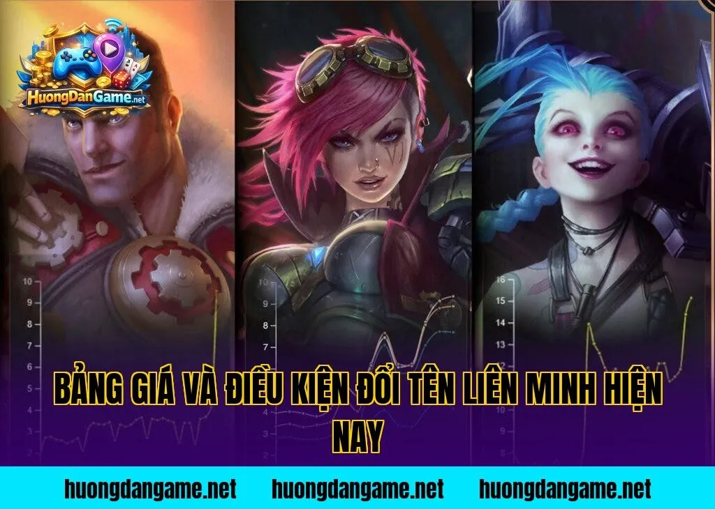 Bảng giá và điều kiện đổi tên liên minh hiện nay